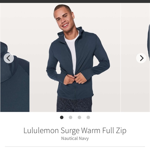 🍋💎Lululemon Surge Warm Full Zip Jacket size Small